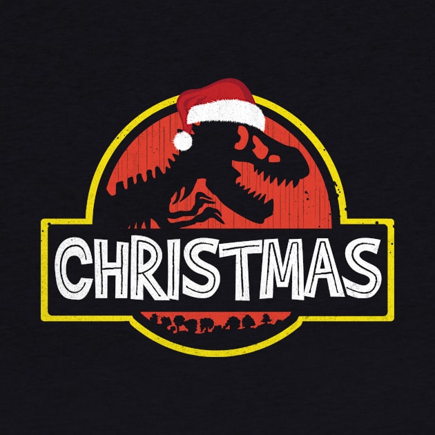 Funny Christmas Dinosaur by ThyShirtProject - Affiliate